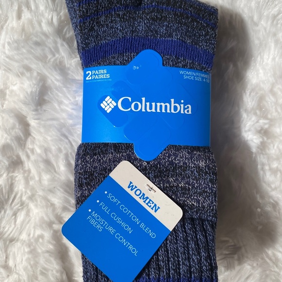 Columbia Womens Midweight Fair Isle Thermal 2-Pack Shoe Size 4-10
